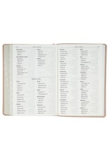 Blush Pink Floral Giant Print Full-size King James Version Bible with Thumb Index