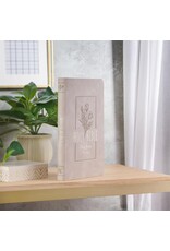 Taupe Floral Faux Leather King James Version Gift Edition Bible