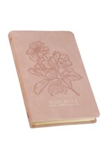 Dusty Pink Floral Faux Leather King James Version Gift Edition Bible