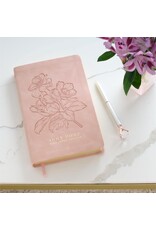 Dusty Pink Floral Faux Leather King James Version Gift Edition Bible