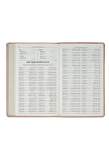 Dusty Pink Floral Faux Leather King James Version Gift Edition Bible