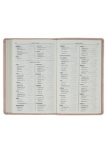 Dusty Pink Floral Faux Leather King James Version Gift Edition Bible