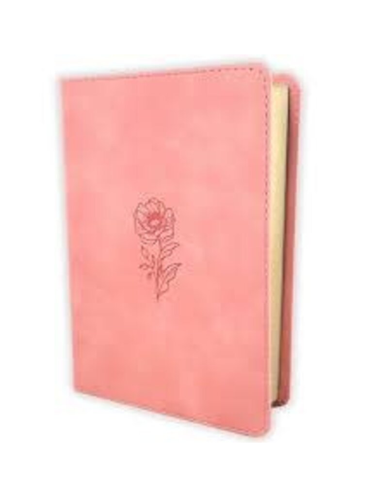 Coral Dawn Floral Large Print Compact King James Version Bible