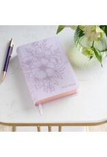 Lavender Bouquet Large Print Compact King James Version Bible
