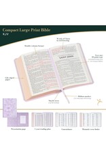 Lavender Bouquet Large Print Compact King James Version Bible