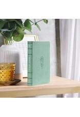 Teal Bloom Faux Leather Compact King James Version Bible