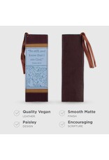Be Still and Know That I Am God Faux Leather Bookmark - Psalm 46:10