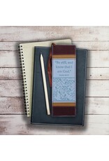 Be Still and Know That I Am God Faux Leather Bookmark - Psalm 46:10