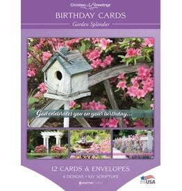 Garden Splendor Boxed Birthday Cards