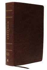Thomas Nelson King James Study Bible, Bonded Leather, Brown, Full-Color Edition  Large Print