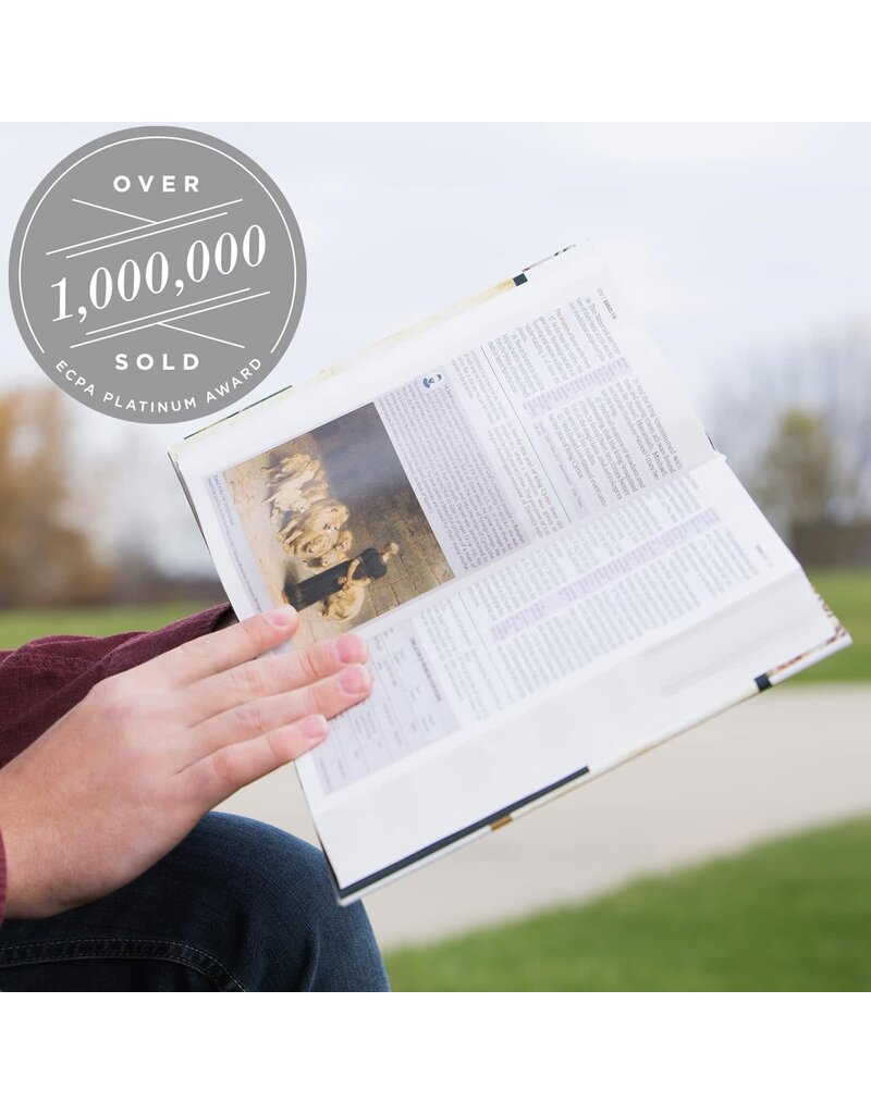 Thomas Nelson King James Study Bible, Bonded Leather, Brown, Full-Color Edition  Large Print