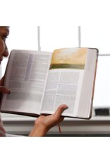 Thomas Nelson King James Study Bible, Bonded Leather, Brown, Full-Color Edition  Large Print