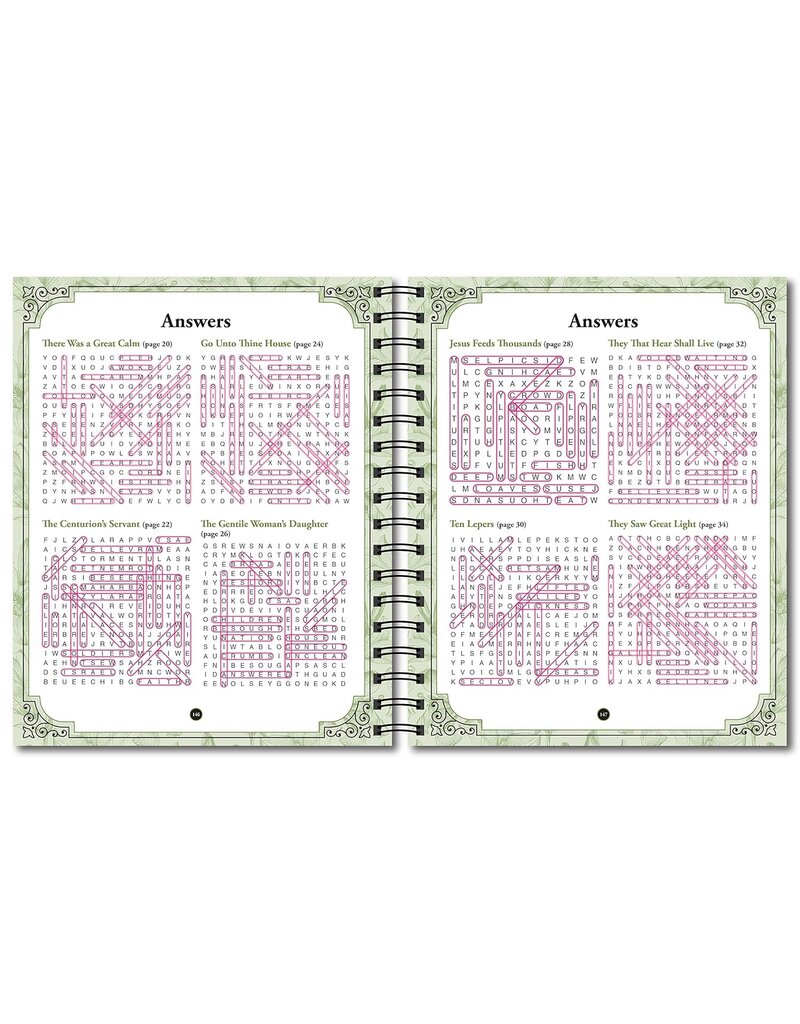 Bible Word Search Miracles of Jesus