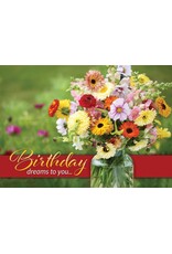 Floral Wishes Birthday Boxed Cards