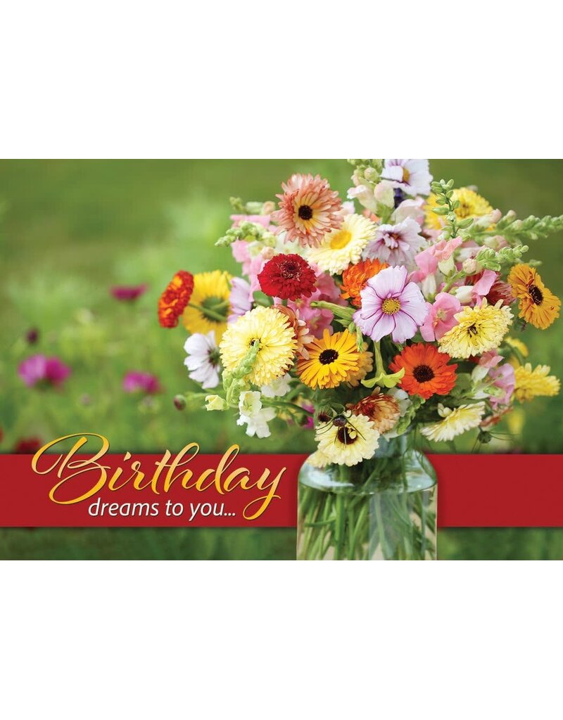 Floral Wishes Birthday Boxed Cards
