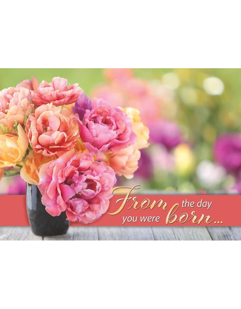 Floral Wishes Birthday Boxed Cards