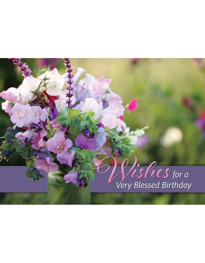 Floral Wishes Birthday Boxed Cards