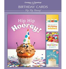 Hip Hip Hooray! Birthday Boxed Cards