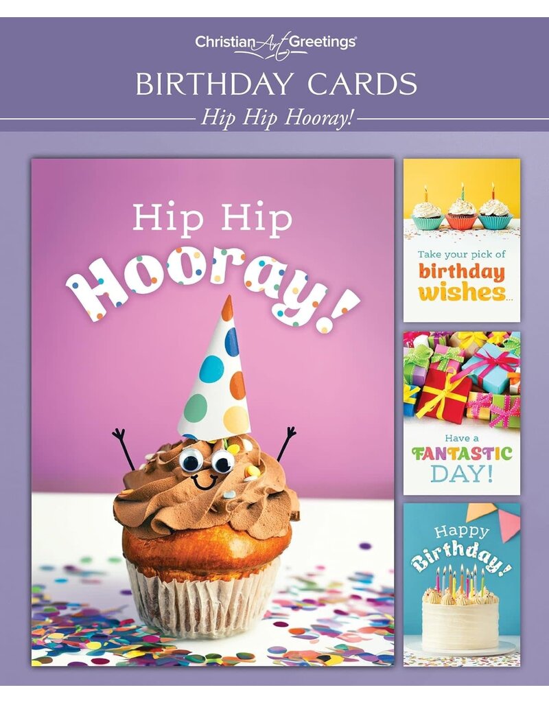 Hip Hip Hooray! Birthday Boxed Cards