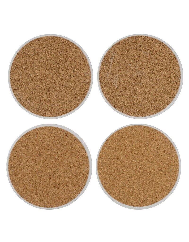 Merry Christmas Ceramic Coaster Set