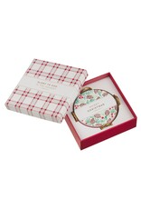 Merry Christmas Ceramic Coaster Set