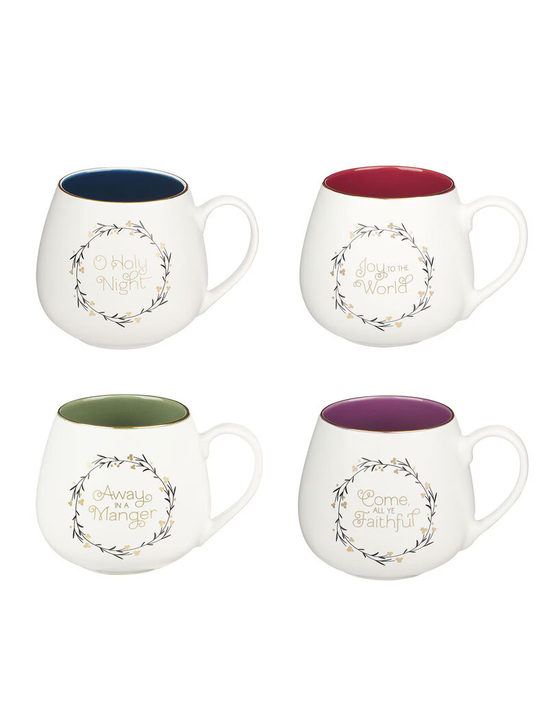 Christmas Wreath Ceramic Mug Set