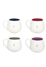 Christmas Wreath Ceramic Mug Set