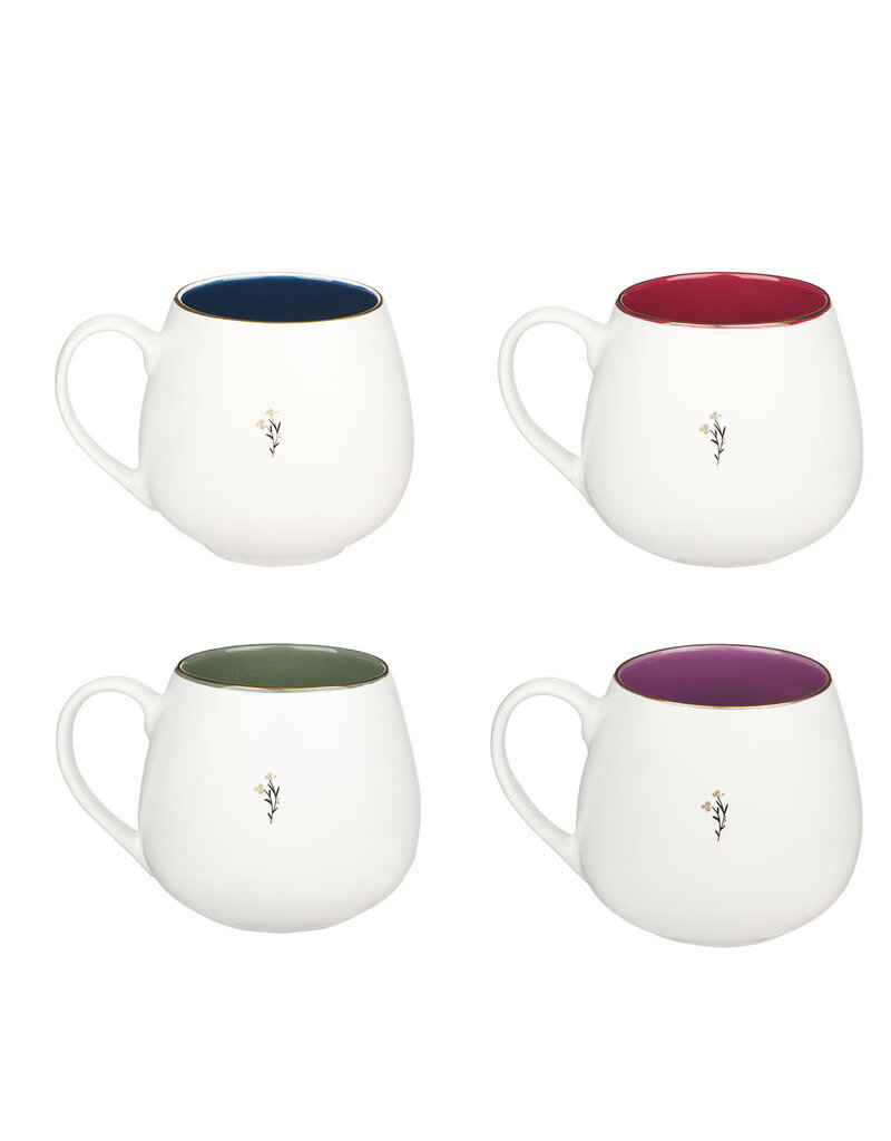 Christmas Wreath Ceramic Mug Set