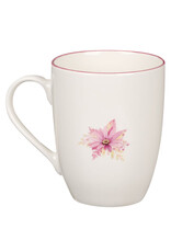 Walk By Faith Not Sight Pink Wreath Ceramic Coffee Mug - 2 Corinthians 5:7