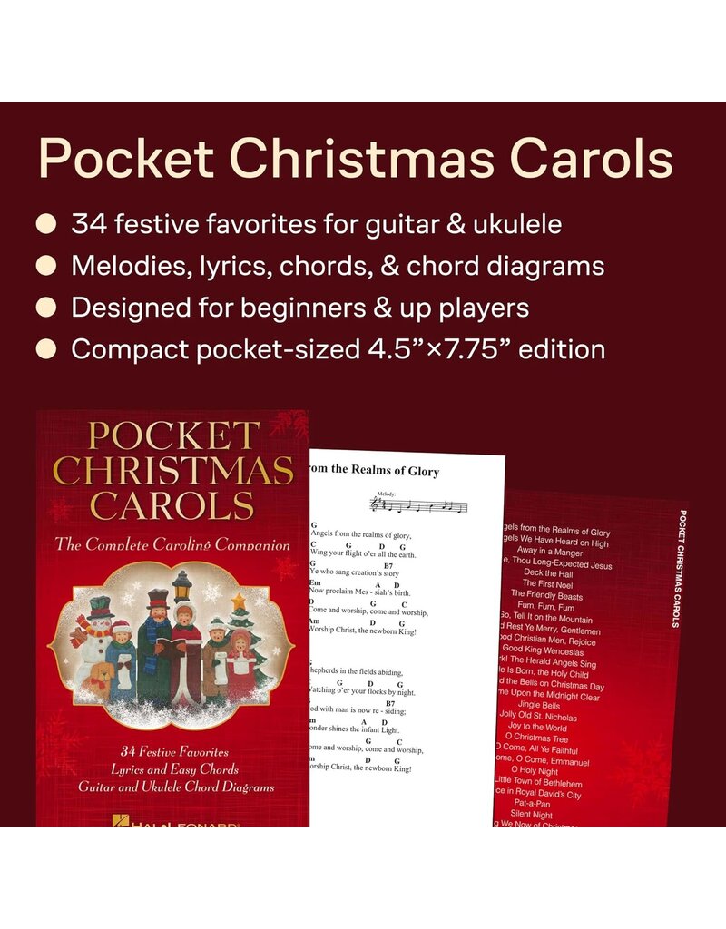 Pocket Christmas Carols Christmas Caroling Songbook