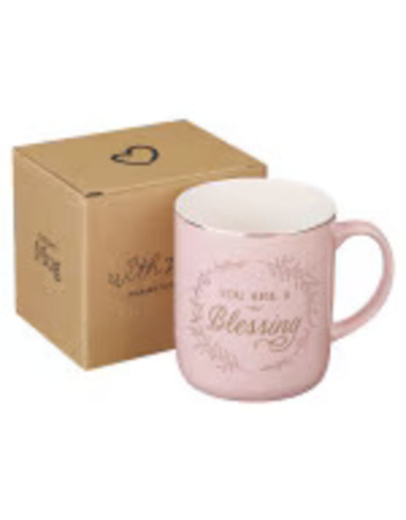 You Are A Blessing Pink Ceramic Coffee Mug