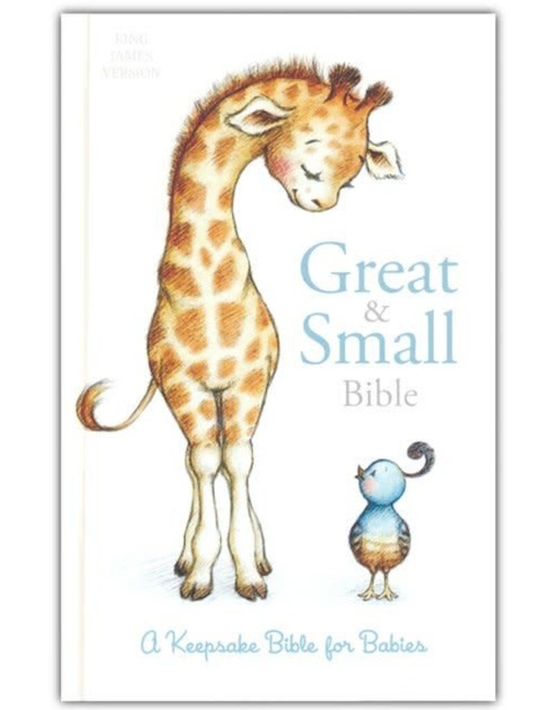 KJV Great and Small Bible, White hardback: A Keepsake Bible for Babies