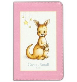 KJV Great and Small Bible, Pink Leathertouch: A Keepsake Bible for Babies