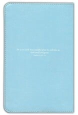 KJV Great and Small Bible, Blue Leathertouch: A Keepsake Bible for Babies