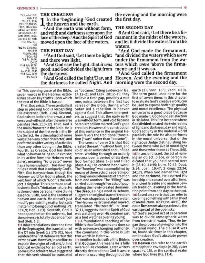 Holman KJV Study Bible Large Print, Brown Bonded Leather