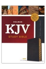Holman KJV Study Bible Black Goatskin, Thumb-Indexed