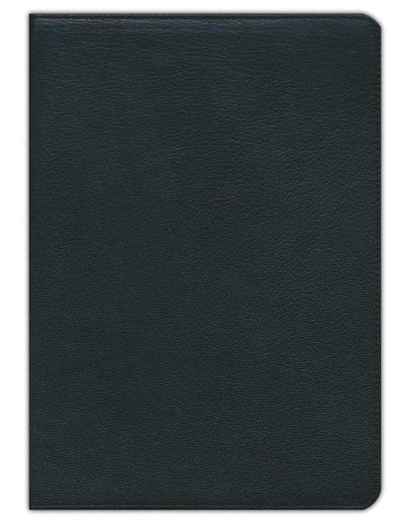 Holman KJV Study Bible Black Goatskin, Thumb-Indexed
