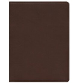 KJV Hebrew Greek Key Word Study Bible, Genuine Leather Brown