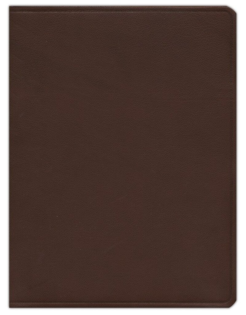 KJV Hebrew Greek Key Word Study Bible, Genuine Leather Brown