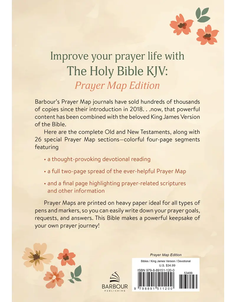 THE HOLY BIBLE KJV: PRAYER MAP EDITION