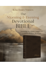 CHARLES SPURGEON'S MORNING & EVENING DEVOTIONAL BIBLE KJV [ESPRESSO BROWN SIGNATURE]