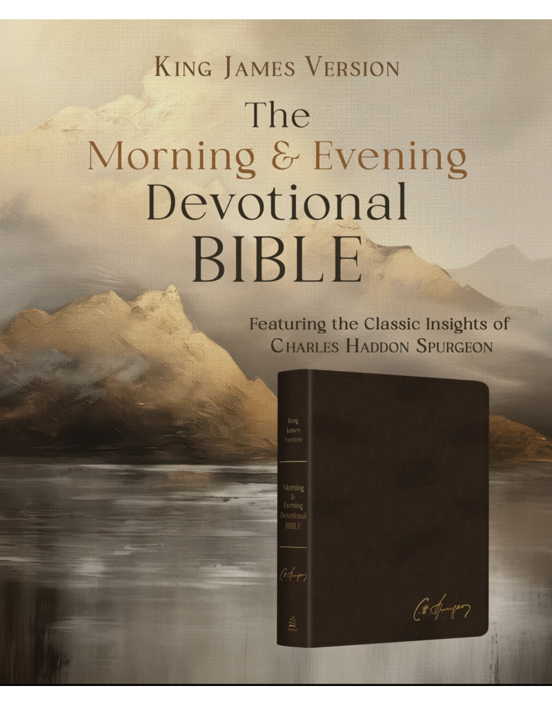 CHARLES SPURGEON'S MORNING & EVENING DEVOTIONAL BIBLE KJV [ESPRESSO BROWN SIGNATURE]