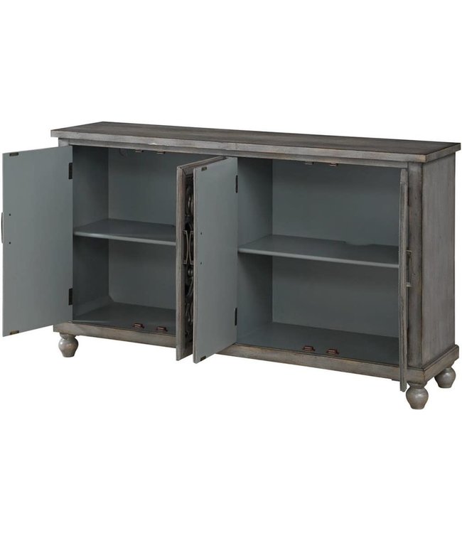 30474 Media Credenza Gray Tree House Furniture