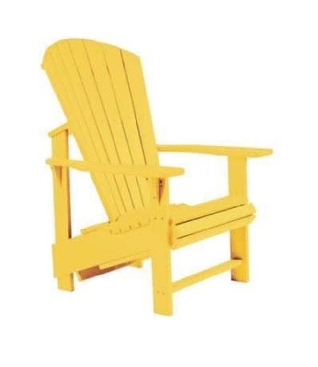 C03 04 Upright Adirondack Chair Yellow Tree House Furniture