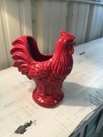 CERAMIC RED ROOSTER