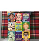4237 MAKE-A-FACE CRAZY CHARACTERS STICKER PAD