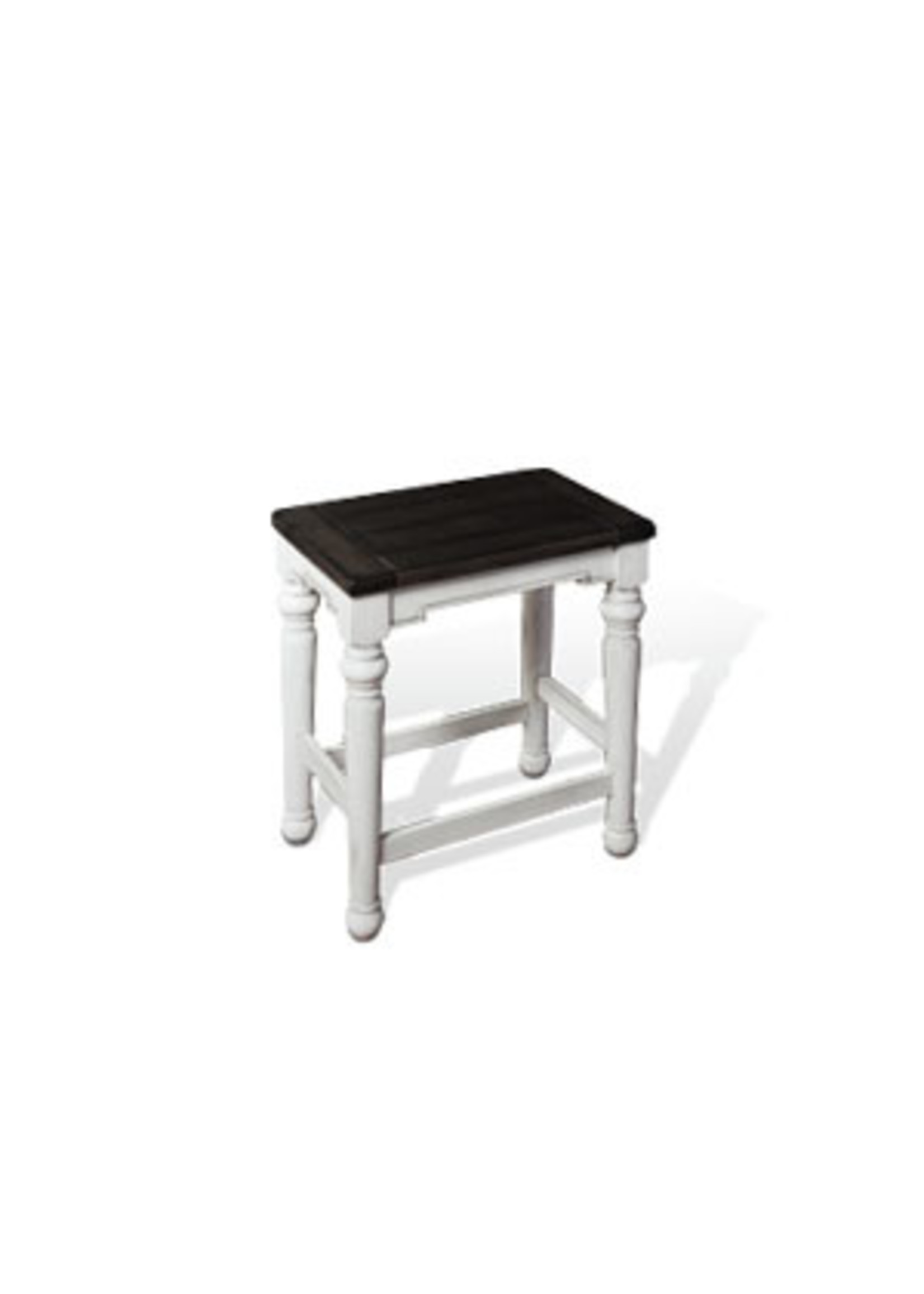 SUNNY DESIGNS CARRIAGE  24" STOOL EUROPEAN COTTAGE FINISH