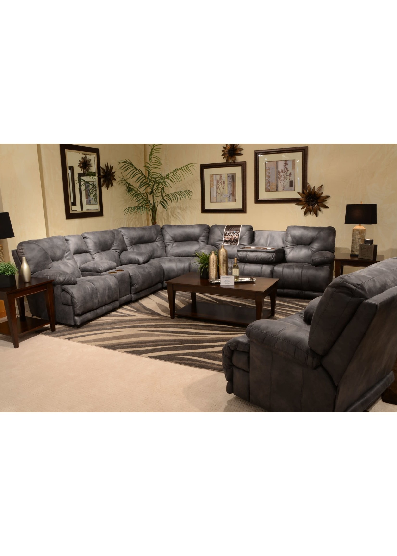 438 VOYAGER SLATE MOTION SECTIONAL