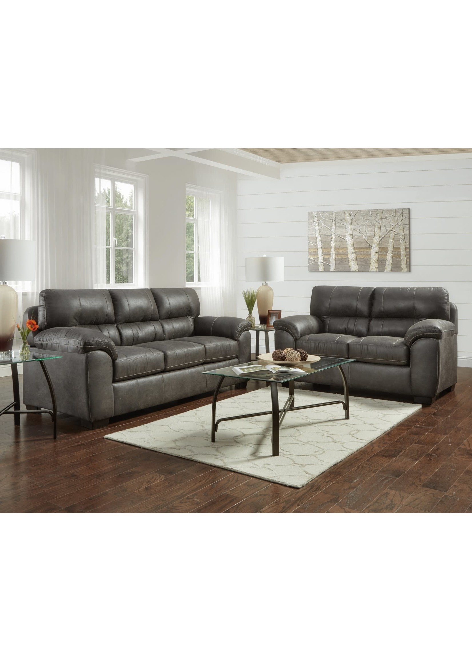 AFFORDABLE 5603 SEQUOIA ASH LOVESEAT