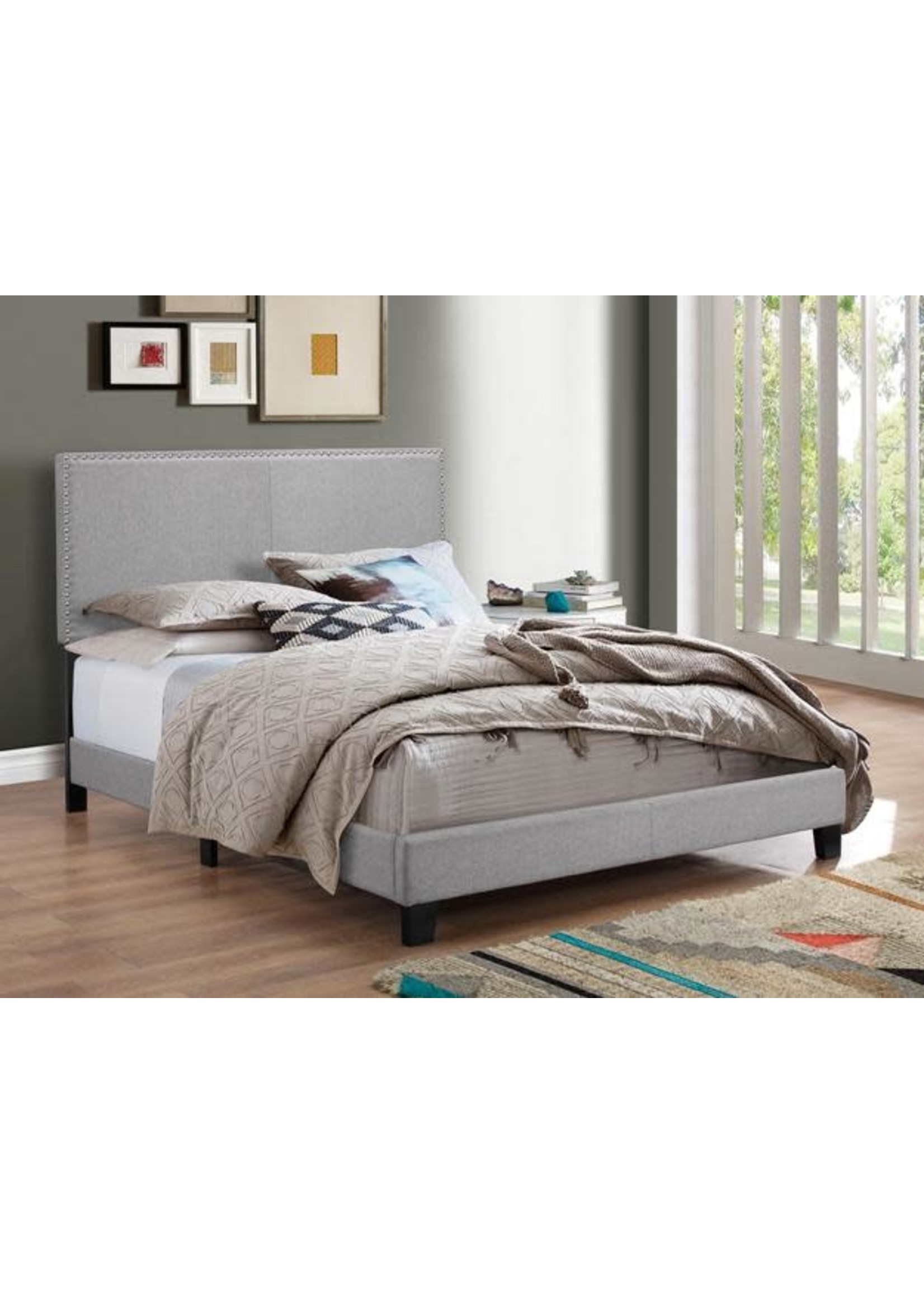 5271GY-K-NH KING BED ERIN GREY